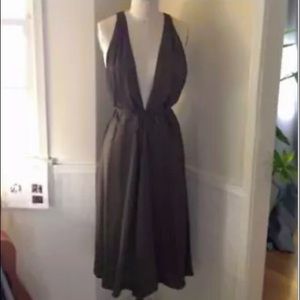 The Reformation deep V-neck dress